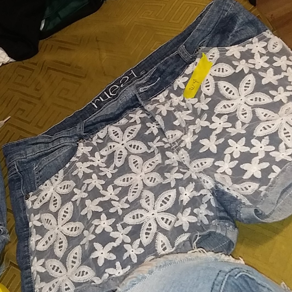 Denim shorts